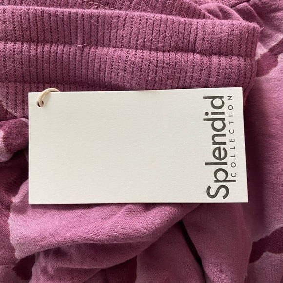 Splendid Journey Jogger Pants in Bordeaux Tie Dye NWT Size M - Picture 6 of 9